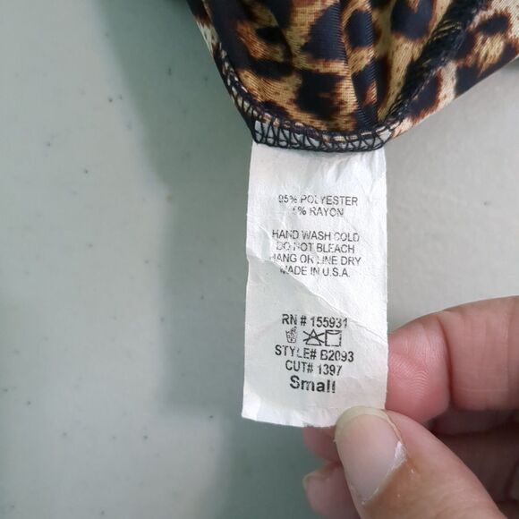 Urban daisy cheetah print body suit small new with tags - Picture 6 of 6